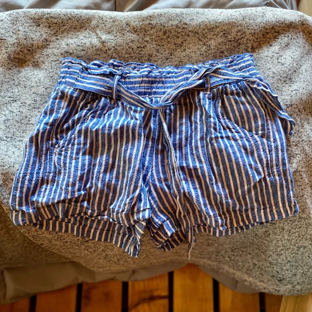 Striped shorts Gently used